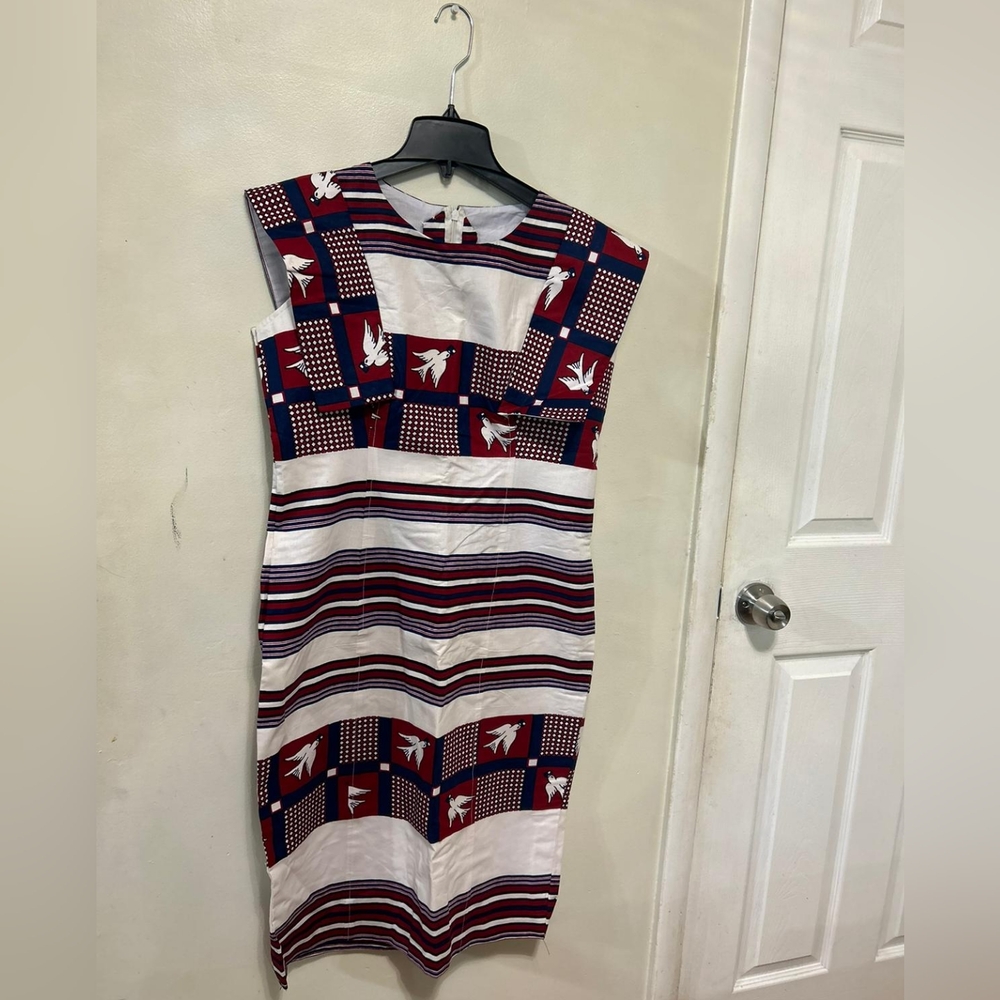 African print dress